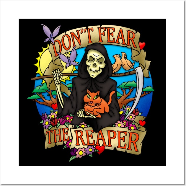 Don't Fear the Reaper Wall Art by Adatude